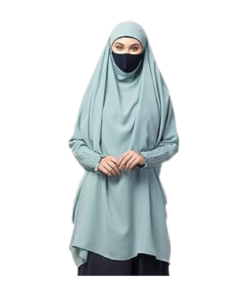 Khimar-Long Prayer Hijab With Mouth-Piece