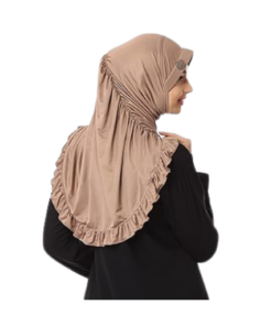 Hijab's Modest Women's stylish Frill Finish Border Soft feel good....